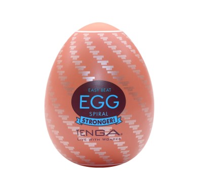 Tenga - Masturbator Ręczny W Kształcie Jajeczka Spiralny Egg Spiral